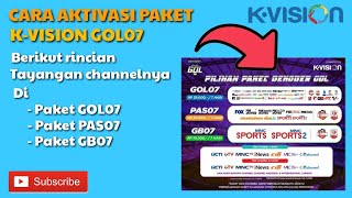 Cara Aktivasi Paket Kvision Gol07 Dan Rincian Tayangan Channelnya