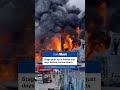 Shocking moment Tomorrowland stage goes up in flames