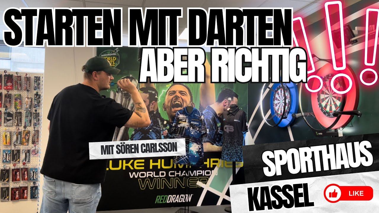 Starten mit Darten I Aber richtig! I Sporthaus Kassel