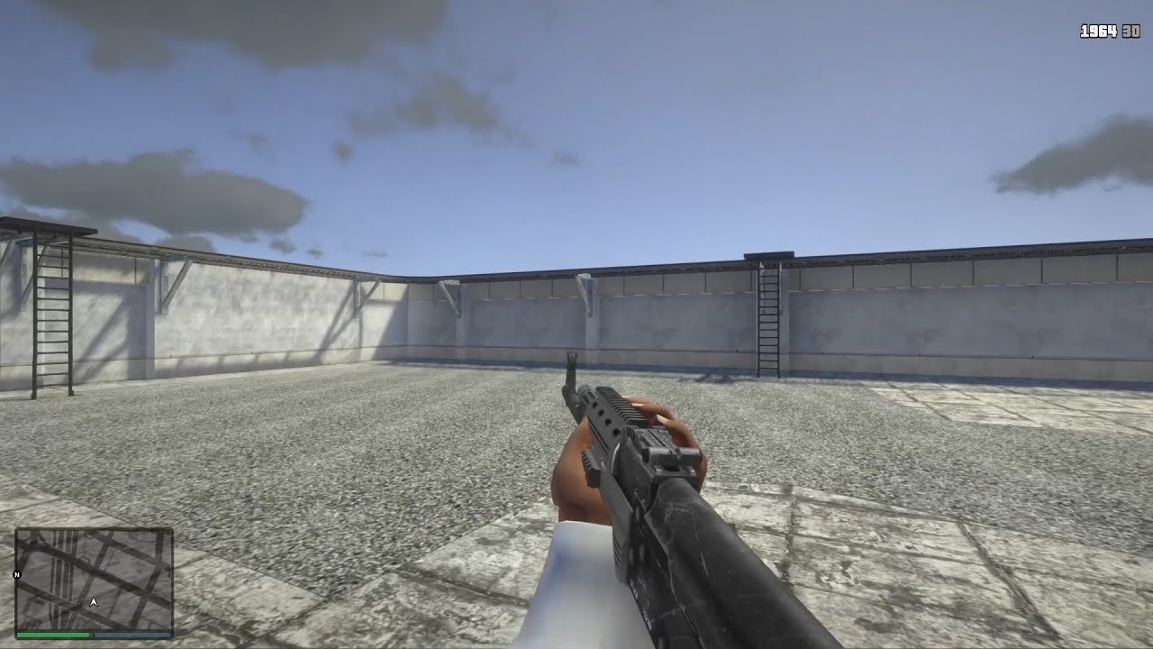 GTA V on SA Engine (V RenderWare) First person test - YouTube