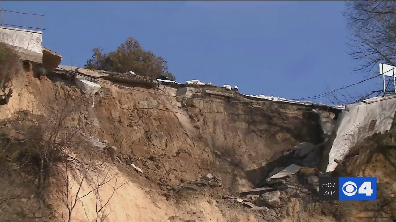 Residents worry after part of bluff collapses in Alton YouTube