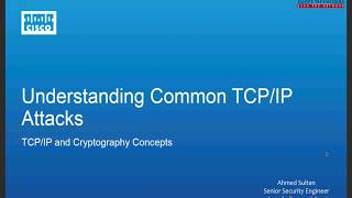 3.1- Understanding the Common TCP IP Attacks - Part 1