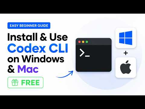 How to Install & Use Codex CLI on PC for FREE (Easy Beginner Guide)