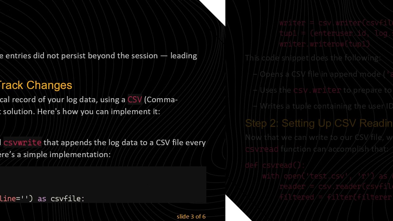 Track Your Database Changes: A Simple Method Using CSV