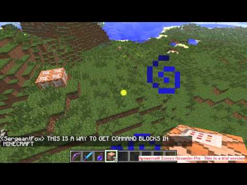minecraft: how to get command blocks in minecraft - YouTube