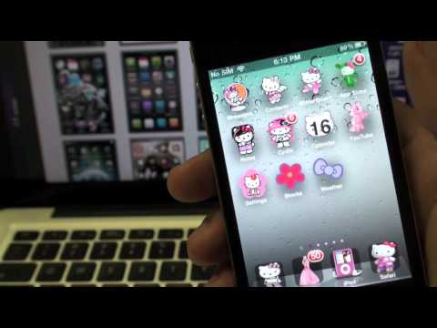 How to download Hello Kitty themes for iPhoneiPod