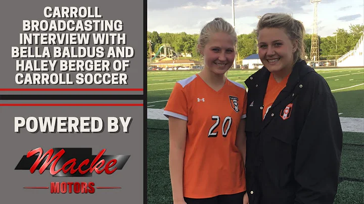 Tyler Brunner talks with Bella Baldus and Haley Be...