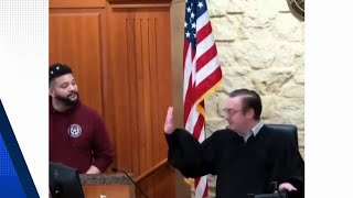 Attorneys rally at Harris County courthouse as viral judge backs down
