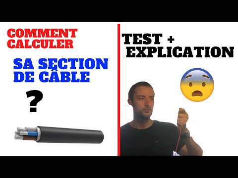 ? COMMENT CALCULER SA SECTION DE CABLE ? ?