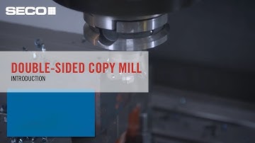 Double-Sided Copy Mill Introduction | Seco Tools