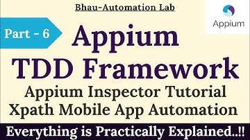 mobile app automation testing | appium inspector| xpath in appium |#appium #automationtesting Part-6