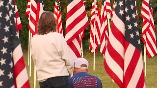 September 11th Sunset Ceremony held by Rotary Club of Forest at Field of Honor