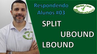 SPLIT - UBOUND - LBOUND | Respondendo Alunos com VBA - Episódio 03