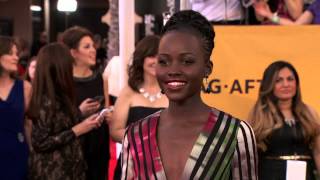 SAG Awards 2015: Lupita Nyong'o Red Carpet | ScreenSlam