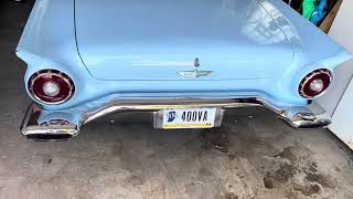 1957 Thunderbird Cold start