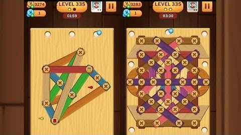 Screw Puzzle: Wood Nut & Bolt - Level 335