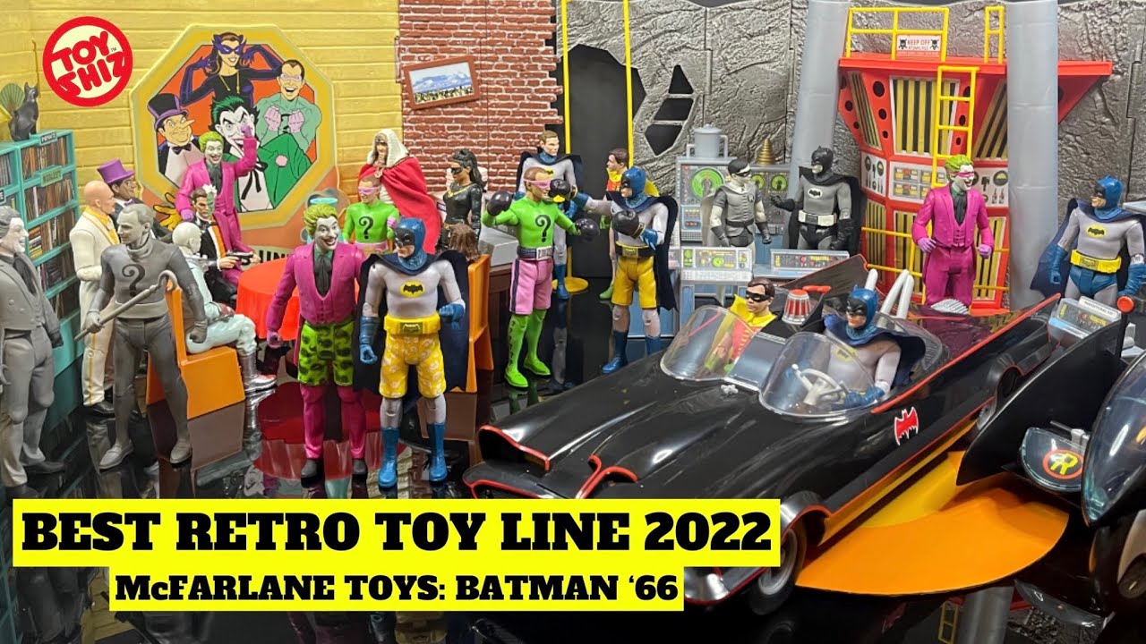 BEST RETRO TOY LINE OF 2022 | BATMAN '66 by McFarlane Toys - YouTube
