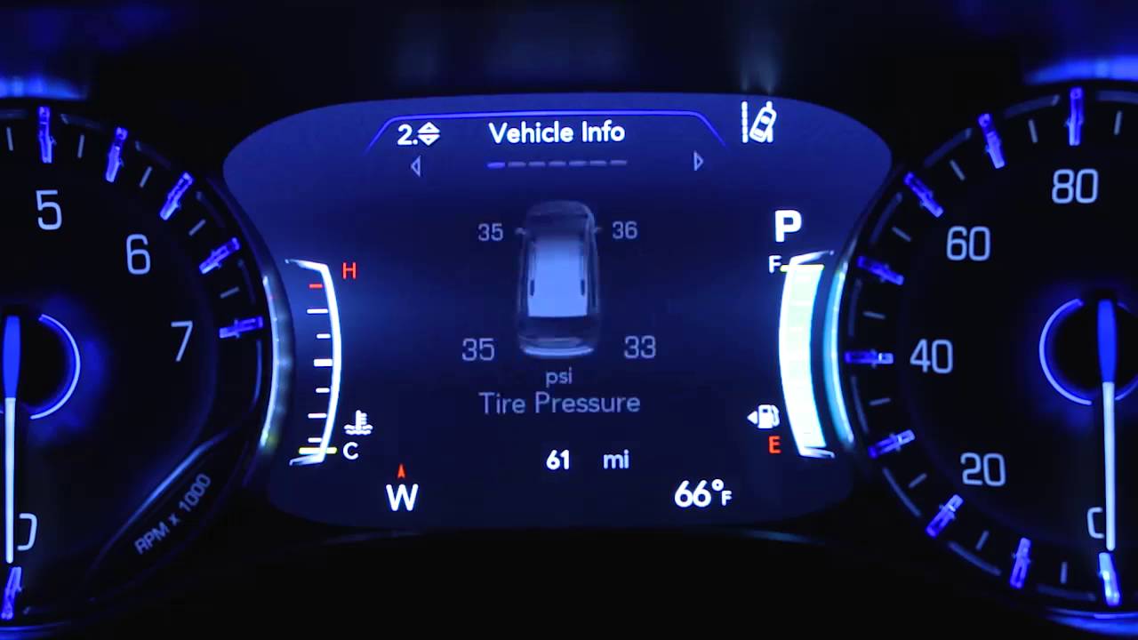 Instrument Cluster Display-Digital dashboard on the car instrument