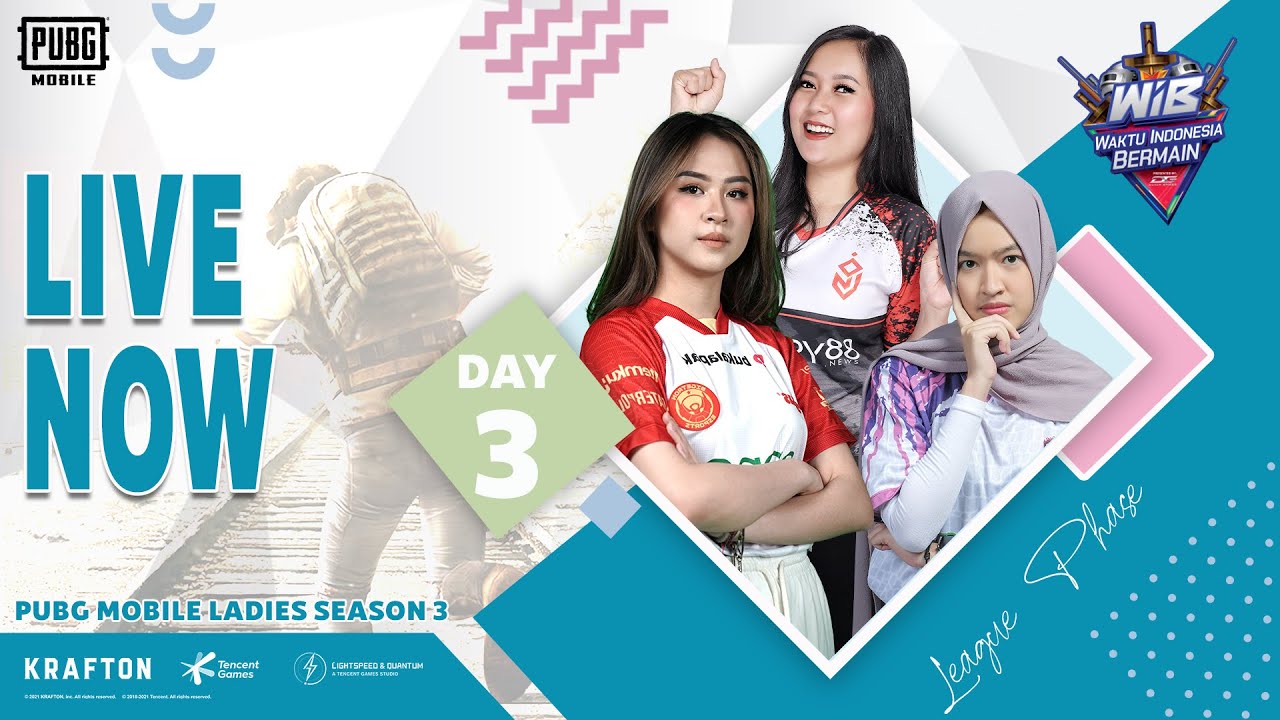 DGWIB PUBG MOBILE LADIES SEASON 3 – LEAGUE PHASE DAY 3