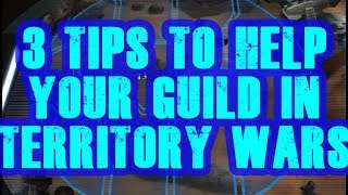 3 Territory War Tips to help your Guild Win! Plus some TW Battle Footage! SWGoH