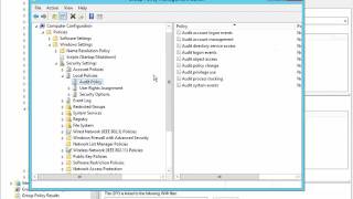 audit policy server 2012