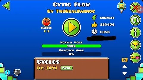 Geometry Dash - Cytic Flow by Darnoc (100% Complete)