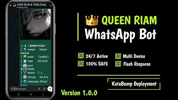 Deploy Latest WhatsApp Bot | Queen Riam WhatsApp Bot 24/7 