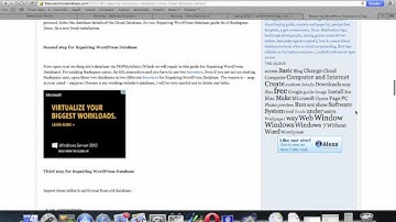 Working With WordPress MySQL through PHPMyAdmin