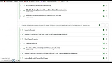 EDU291 Module 6- Assess Your Resources and Project Rubrics