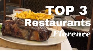 Top 3 Restaurants You Must Try in Florence, Italy (4K)