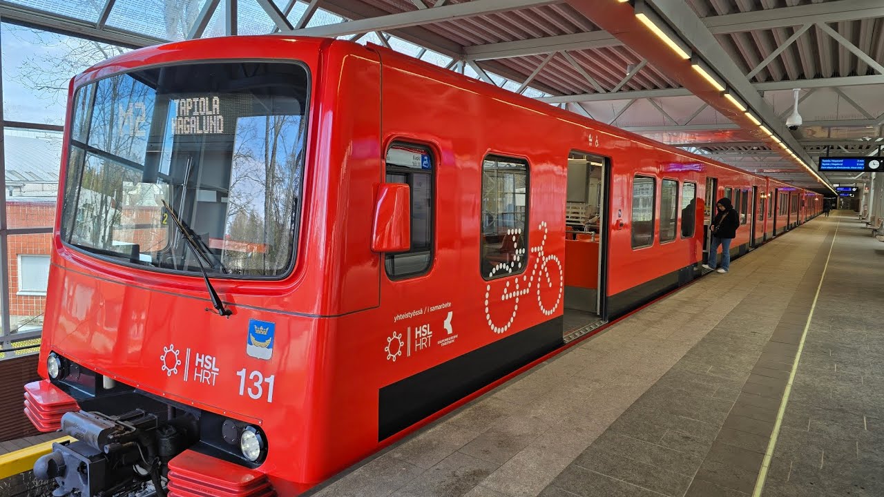 Metro Helsinki|Mitfahrt im M100 auf der M2 von Mellunmäki bis Tapiola