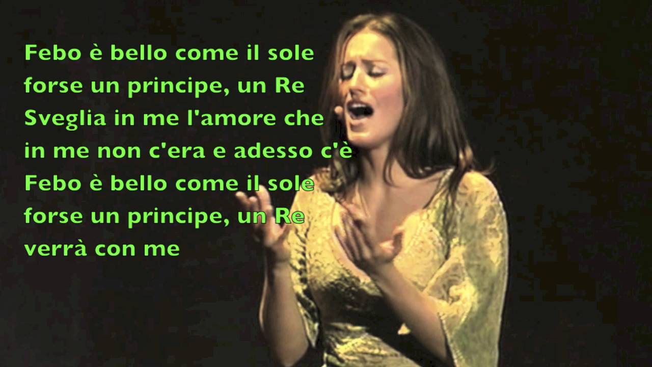 Karaoke - La parola Febo con voce di Esmeralda + Bello come il sole con voce di Fiordaliso