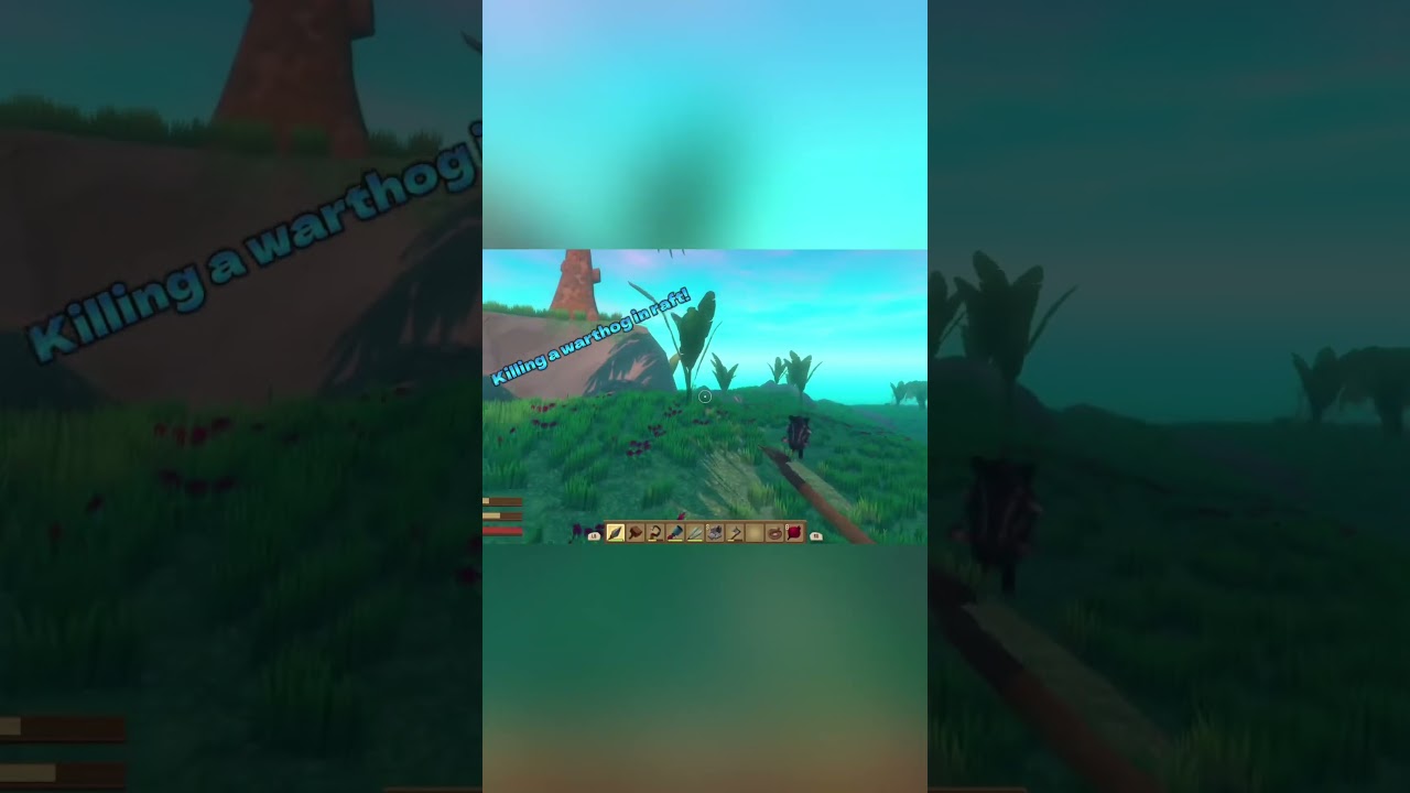 Killing a warthog in raft the final chapter! 