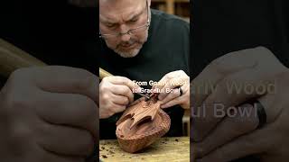 From Gnarly Wood To Graceful Bowl