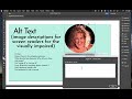 InDesign: Alt Text
