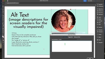 InDesign: Alt Text