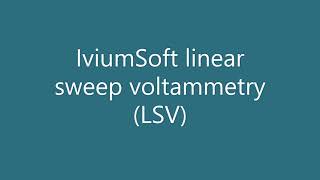 IviumSoft - LSV standard measurement screenshot 5