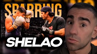 SHELAO PRIMER SPARRING FUERTE 🥊Reacción leaagomez