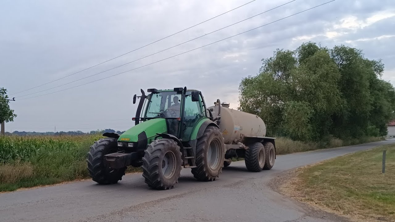 Hnojení močkou 2025 / DEUTZ-FAHR Agrotron 6.45S & POMOT T 544/2 / ZEAS a.s. Pod Kunětickou horu 💪