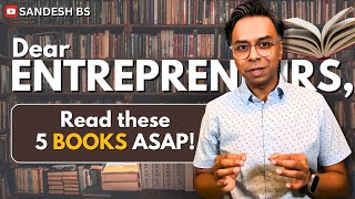 Startup Success in 2025 Get these 5 books now! | Sandesh Bs