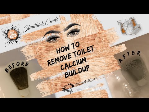 DIY...How To Easily Remove Toilet Calcium Build Up