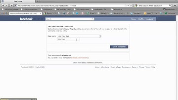 Facebook Vanity URL Video