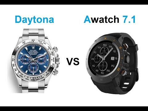 Awatch 4G LTE 7.1 smartwatch phone vs Daytona a4 colmi bakeey lemfo lem8