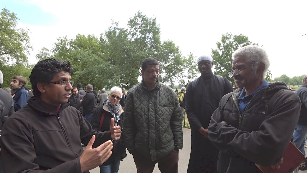 Speakers Corner Christian talking to Muslim YouTube