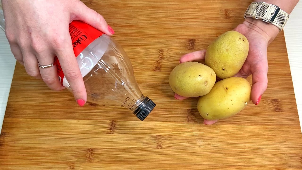 Бери пустую БУТЫЛКУ и КАРТОФЕЛЬ! Никто не догадается, КАК делается это блюдо! асмр рецепт