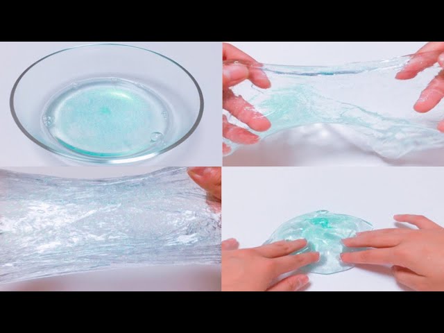 【音フェチ】ラメ入り✨クリアスライム