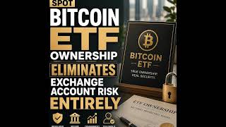 Spot Bitcoin ETF Ownership Eliminates Exchange Account Risk Entirely #Shorts
