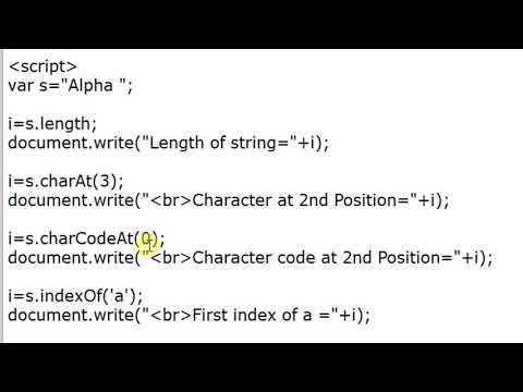 String Methods in JavaScript in JavaScript || By : Anu Monga