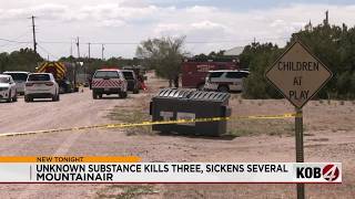 Unknown substance leads to 3 dead, 25 hospitalized in New Mexico