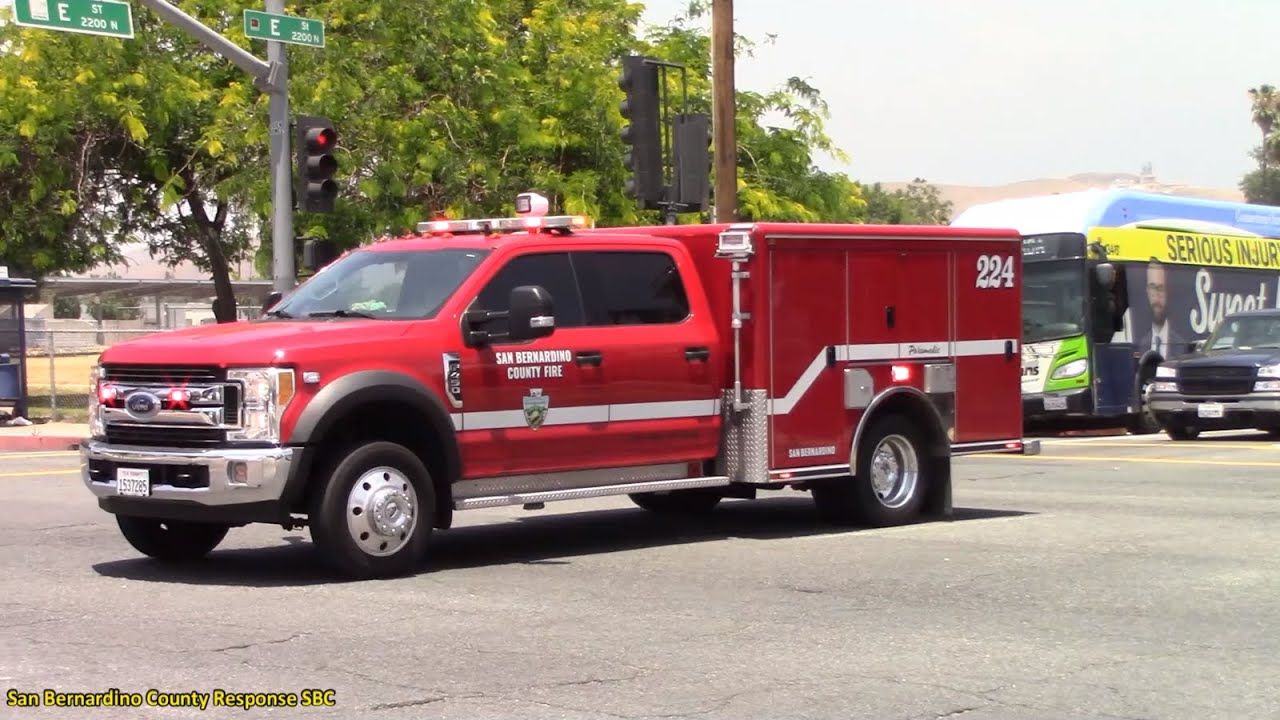 SBCoFD Medic Squad 226, 224, 221 & Medic Engine 221 Responding